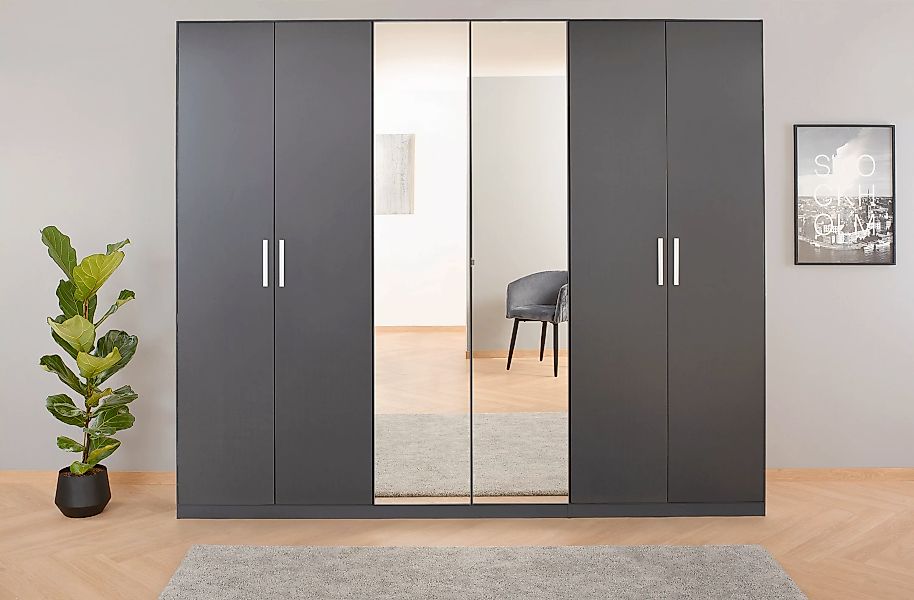 rauch Drehtürenschrank "Koluna", mit Spiegel, inkl. 2 Innenschubladen sowie günstig online kaufen