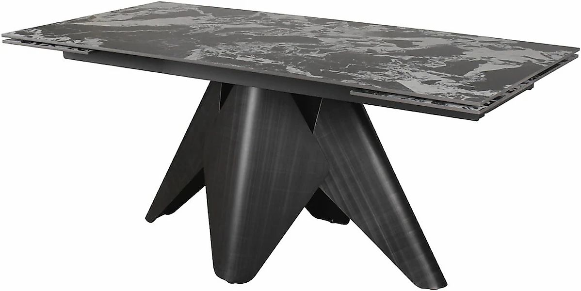 Home affaire Esstisch "Tangularis" 3 tlg. erweiterbar mit 2 Auszügen auf 26 günstig online kaufen