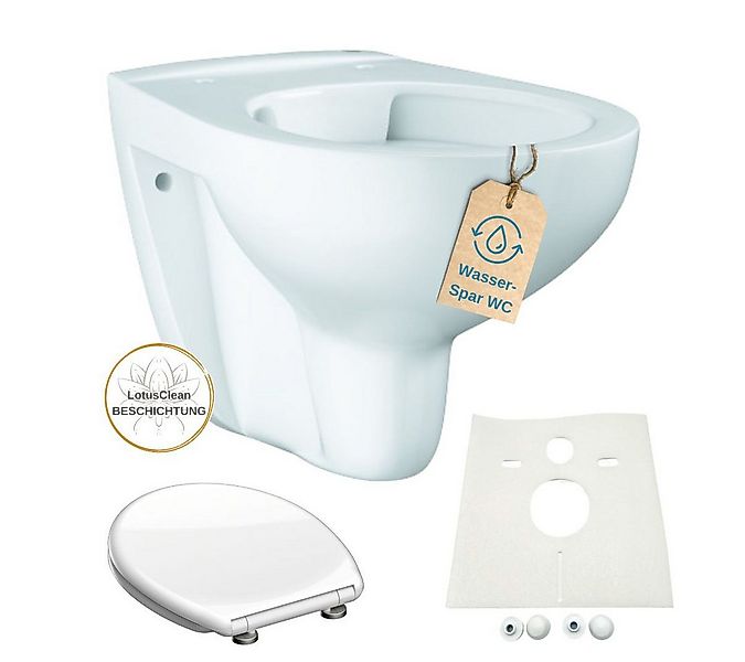 Grohe Tiefspül-WC Grohe hänge WC Toilette spülrandlos WC Sitz, Wandmontage, günstig online kaufen