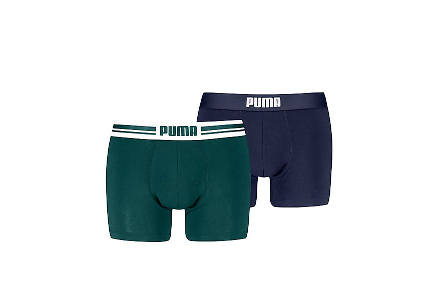 PUMA Boxershorts PUMA MEN EVERYDAY PLACED LOGO BOXERS 2P (2er Pack) mit ela günstig online kaufen