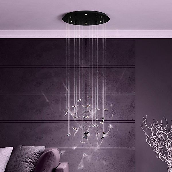 EGLO Stars Of Light LED-Hängeleuchte Adrados, rund, 6-fl. günstig online kaufen