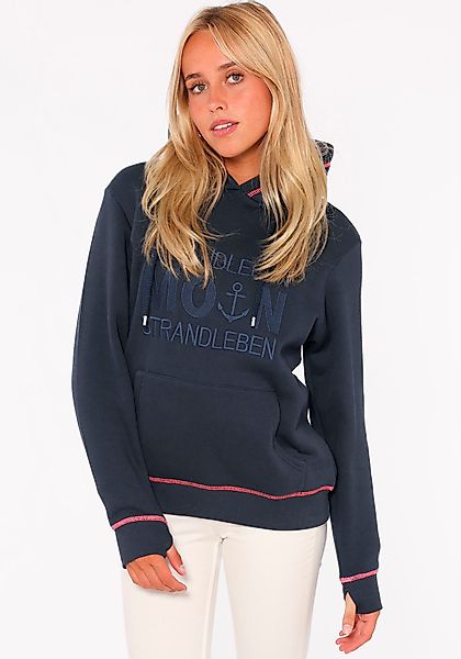 Zwillingsherz Hoodie Strandleben Moin mit gesticktem günstig online kaufen