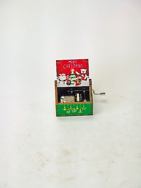 Musicboxworld Spieluhr Grüne Drehleier aus Holz günstig online kaufen