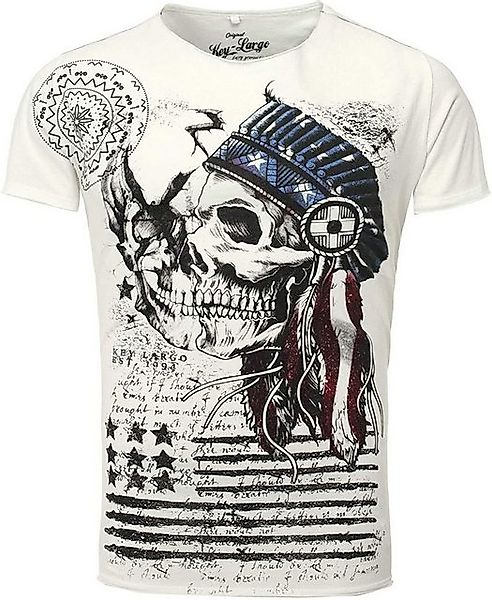 Key Largo T-Shirt T-Shirt Indian Skull günstig online kaufen