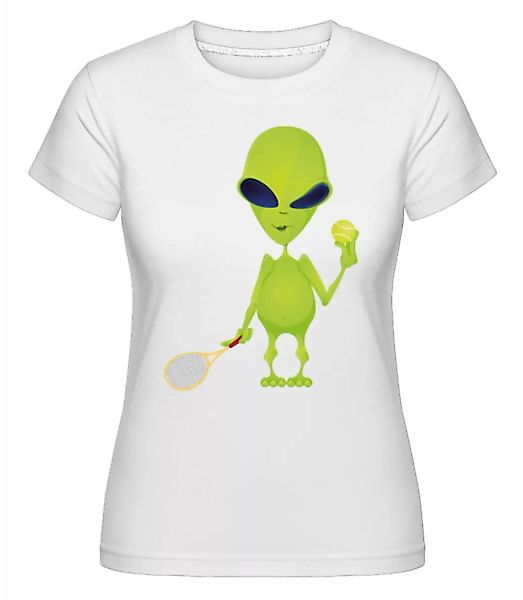 Alien Spielt Tennis · Shirtinator Frauen T-Shirt günstig online kaufen
