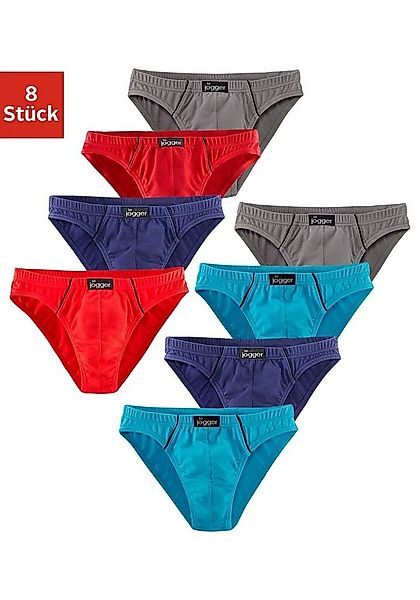le jogger® Slip Minislip (Packung, 8-St), knappe Form, schöne Farben mit ko günstig online kaufen