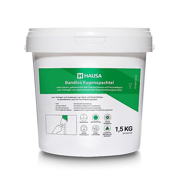 Hausa Fertigspachtel HFB, Bandlos Fugenspachtel, Eimer, günstig online kaufen