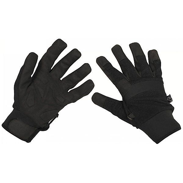 MFH Multisporthandschuhe Fingerhandschuhe, "Security", schwarz günstig online kaufen