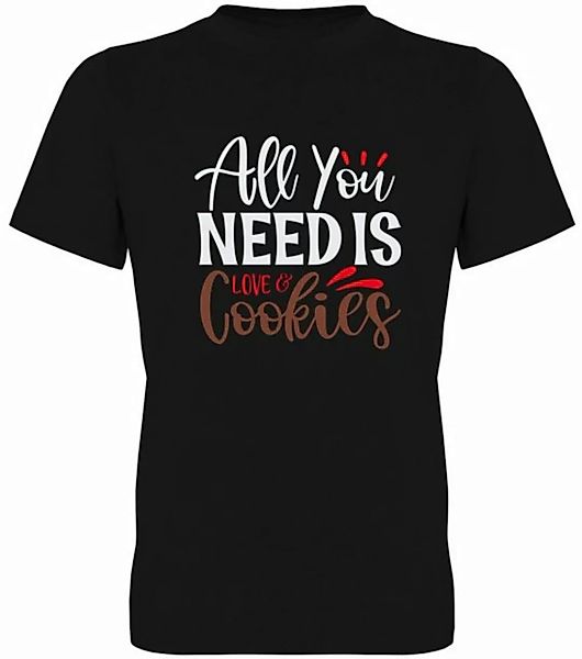 G-graphics T-Shirt All you need is love and Cookies Herren T-Shirt, mit tre günstig online kaufen