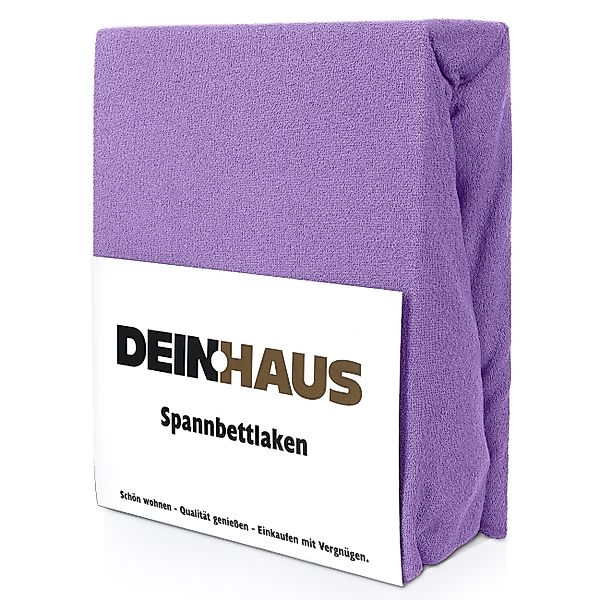 DH DEIN . HAUS Spannbettlaken Frottee günstig online kaufen
