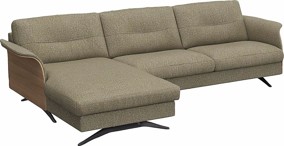 FLEXLUX Ecksofa »Glow, super bequem durch hochwertigem Sitzaufbau mit Feder günstig online kaufen