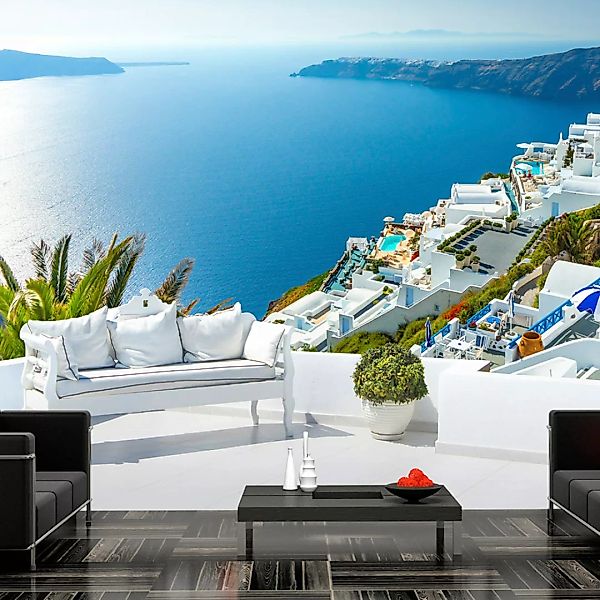 Fototapete - View on Santorini günstig online kaufen