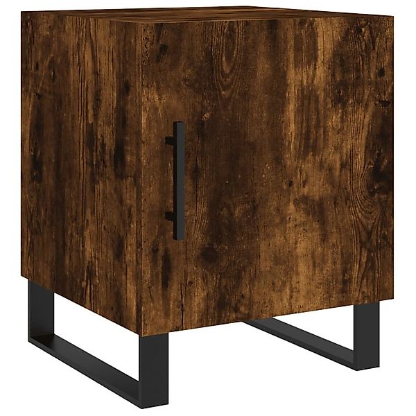vidaXL Nachttisch Nachttisch Räuchereiche 40x40x50 cm günstig online kaufen