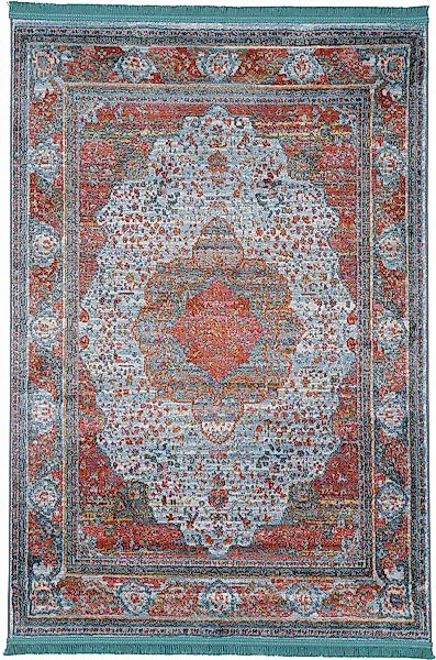 carpetfine Teppich »Desna«, rechteckig, 8 mm Höhe, Vintage Orient Look, Woh günstig online kaufen