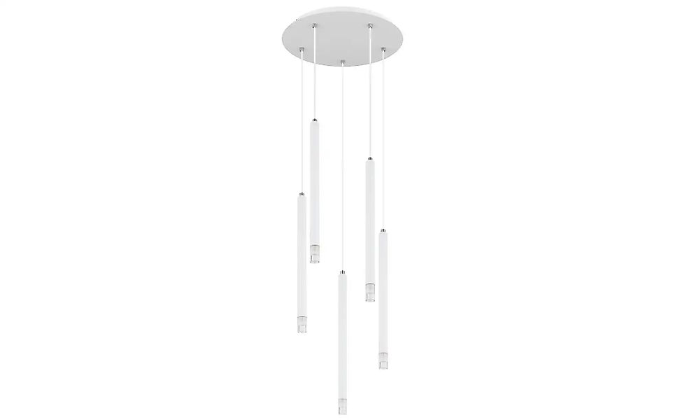 Globo Lighting Pendelleuchte   ¦ weiß ¦ Maße (cm): B: 34 H: 120  Ø: 34 Lamp günstig online kaufen