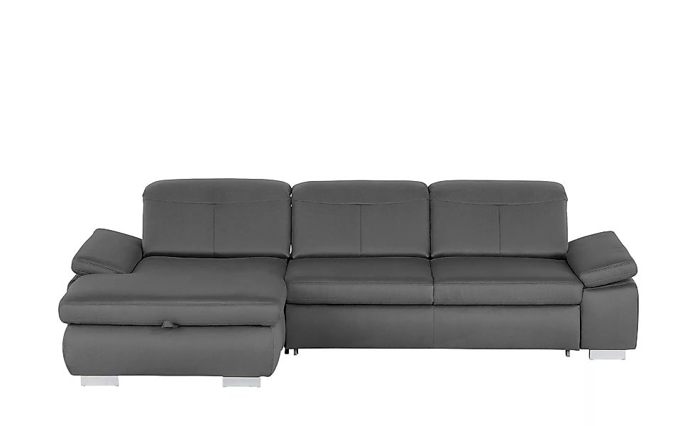 Lounge Collection Ecksofa aus Mikrofaser Kathrin ¦ grau ¦ Maße (cm): B: 309 günstig online kaufen