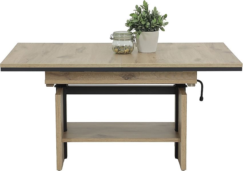 HELA Couchtisch INGO (1-St), ausziehbar, Synchronauszug, Höhenverstellbar, günstig online kaufen