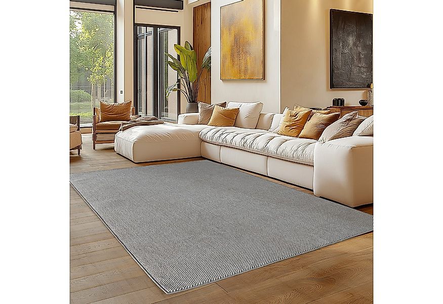 Carpettex Designteppich Einfarbig Boucle Loop, Rechteckig, Höhe: 7 mm, Tepp günstig online kaufen