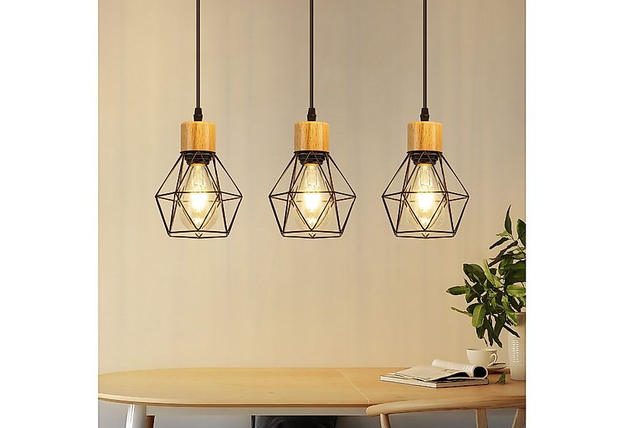 ZMH Pendelleuchte Hängeleuchte Esstisch - Esstischleuchte, sandfarben, Meta günstig online kaufen