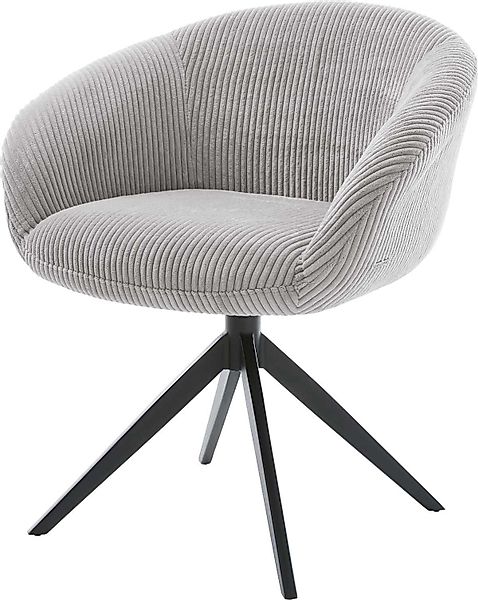 DELIFE Polsterstuhl Vinka-Flex, mit Armlehnen Kreuzgestell günstig online kaufen