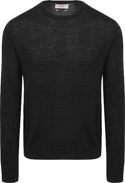 King Essentials The John Pullover Merino Schwarz - Größe M günstig online kaufen