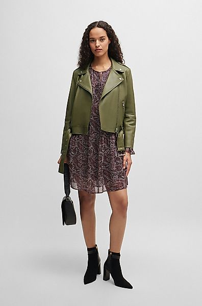 BOSS ORANGE Lederjacke Sameli Premium Damenmode günstig online kaufen