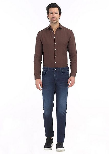 RAMSEY Regular-fit-Jeans Indigo Slim Fit Denim Baumwollmischung Hose günstig online kaufen