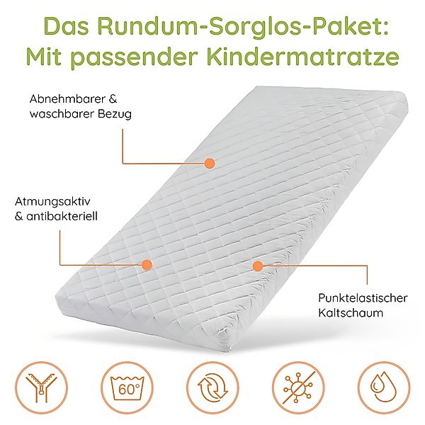 Kids Collective Kinderbett Bodenbett 90x200cm Montessori günstig online kaufen