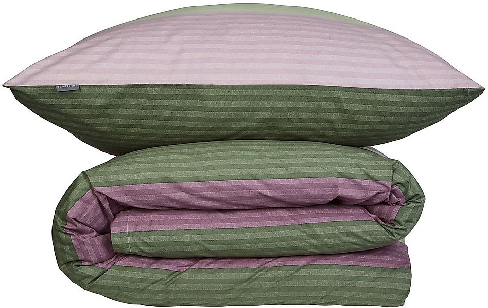 Schiesser Wendebettwäsche Vendi aus weicher Baumwolle mit lebhaften Streife günstig online kaufen