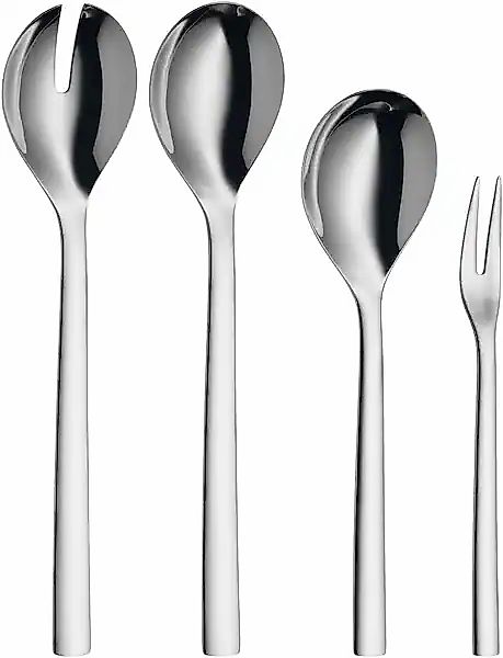 WMF Salatbesteck »Nuova«, (Set, 4 tlg.), 2x Salatbesteck, Servierlöffel 25 günstig online kaufen