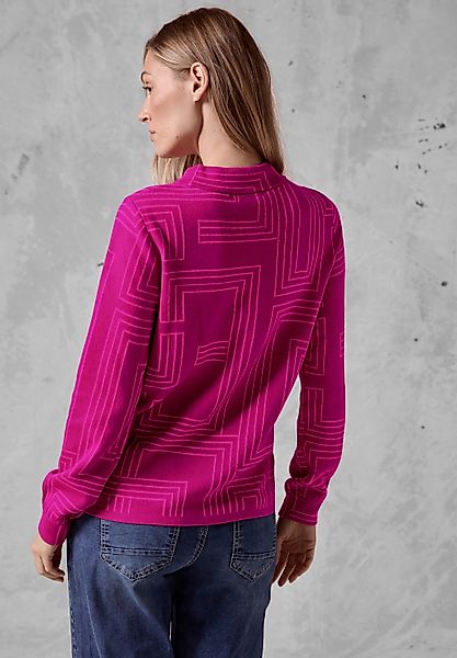 Cecil Strickpullover, mit Materialmix günstig online kaufen