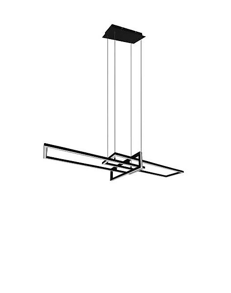 LED-Pendelleuchte Schwarz Matt 1 Stück Metall günstig online kaufen