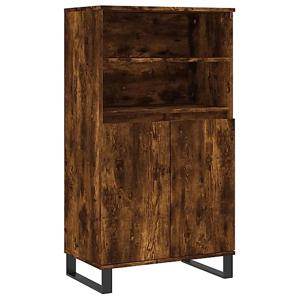 vidaXL Highboard Räuchereiche 60x36x110 cm Holzwerkstoff 831497 günstig online kaufen