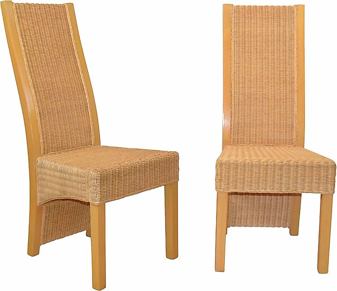 Home affaire Rattanstuhl "Stuhlparade", 2 St. günstig online kaufen