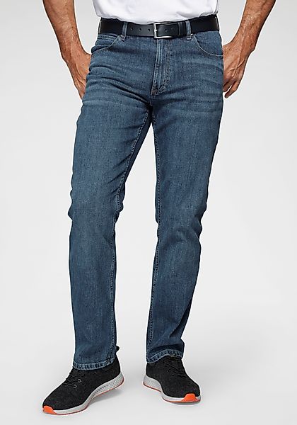 Wrangler Herren Jeans STRAIGHT - Mid Waist - Regular Fit - Blau Schwarz günstig online kaufen