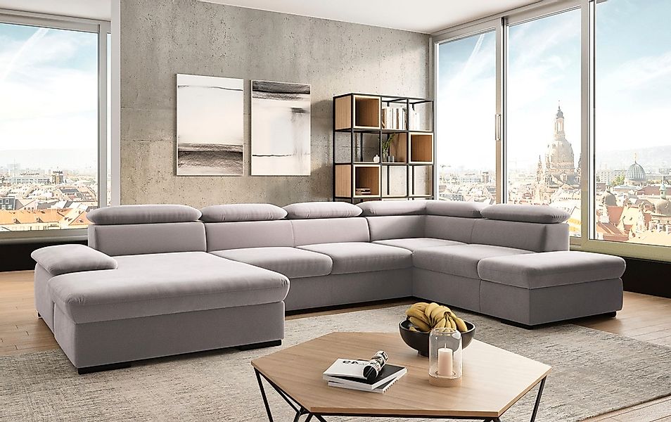 sit&more Wohnlandschaft »Alcudia U-Form« wahlweise mit Bettfunktion günstig online kaufen