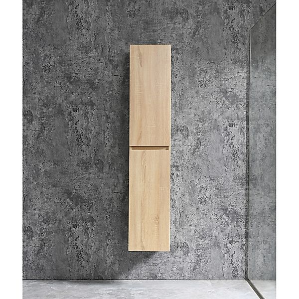 Sanotechnik Bad-Hängeschrank Corbo 150 cm x 30 cm x 30 cm Braun günstig online kaufen