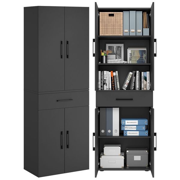 Bellamio Mehrzweckschrank Apol (Anthrazitschwarz) Aktenschrank mit günstig online kaufen