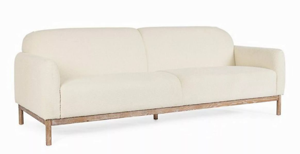 Bizzotto Sofa Sofa Detroit aus Bouclè-Stoff, Creme günstig online kaufen