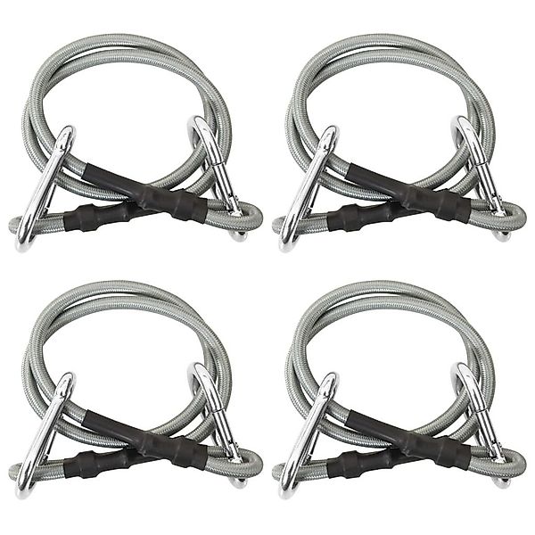vidaXL Sonnensegel Seile mit Karabiner 4 günstig online kaufen
