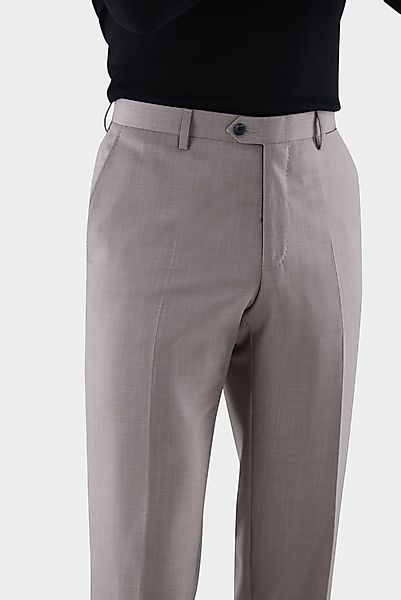 Hose aus Schurwolle mit Straight Leg günstig online kaufen