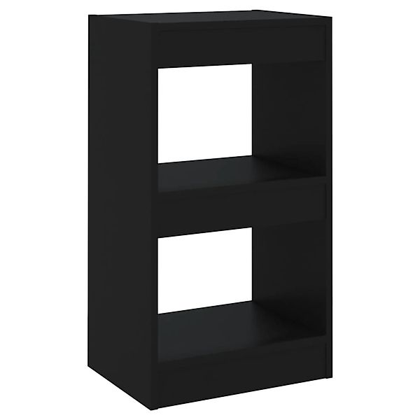 vidaXL Bücherregal Bücherregal/Raumteiler Schwarz 40x30x72 cm, günstig online kaufen