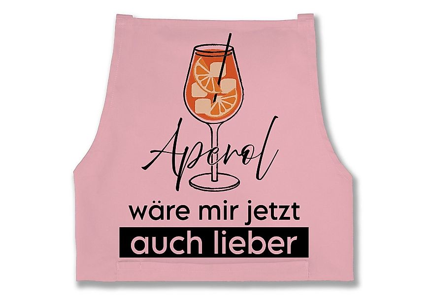 Shirtracer Kochschürze Aperol wäre mir jetzt auch lieber I Aperol Geschenk günstig online kaufen