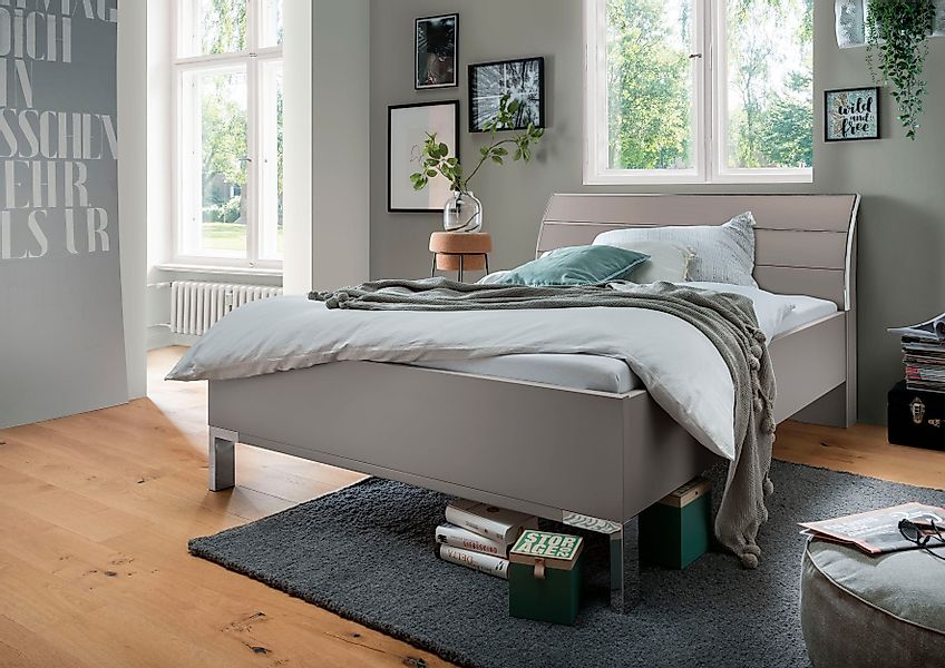 WIEMANN Futonbett "Monaco, 4-fache Liegehöhenverstellung" mit stilvollem Ho günstig online kaufen