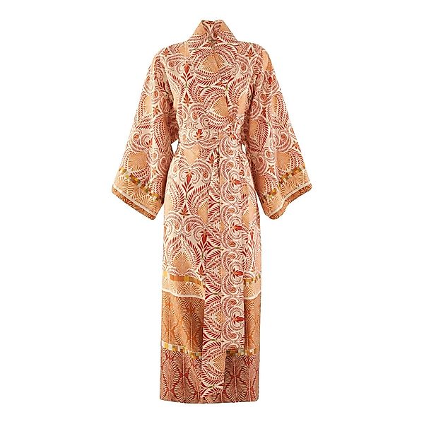 Bassetti Kimono NAIROBI, lang, Baumwolle, Gürtel, günstig online kaufen