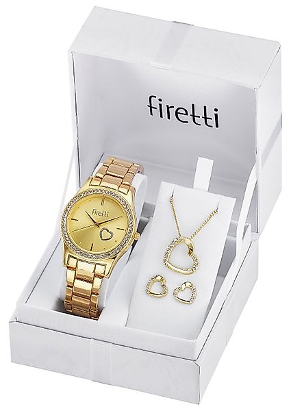 Firetti Quarzuhr, (Set, 5-tlg., mit Anhänger, günstig online kaufen