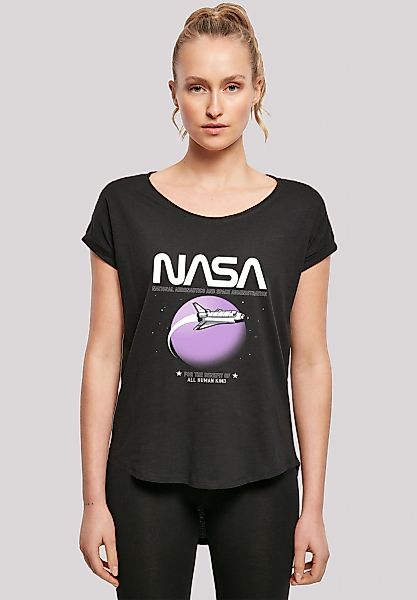 F4NT4STIC T-Shirt "Long Cut T-Shirt NASA Shuttle Orbit", Damen,Premium Merc günstig online kaufen