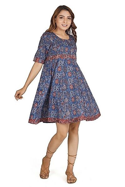 Guru-Shop Midikleid Boho Minikleid, sommerliches Minikleid,.. alternative B günstig online kaufen