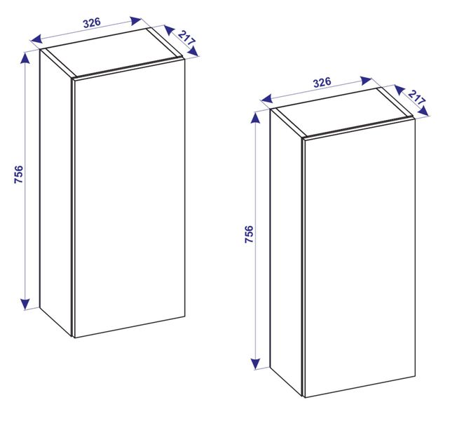 VCM Hochschrank Holz Badmöbel Bad Hochschrank günstig online kaufen