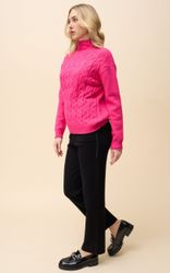 Passioni Strickpullover mit hohem Kragen und günstig online kaufen